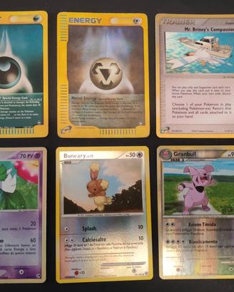 6 carte pokemon holo reverse