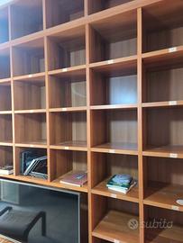 libreria legno massello 