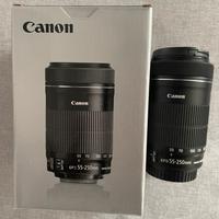 Canon teleobiettivo zoom autofocus ef-s 55-250mm