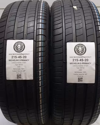 2 GOMME 215 45 20 MICHELIN A57321