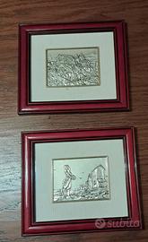 Quadri su lastra argento 925