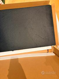 3 pannelli rigidi rivestiti di tessuto