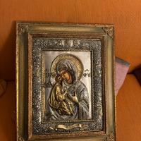 Icona Vergine Maria con Gesù bambino Theotokos