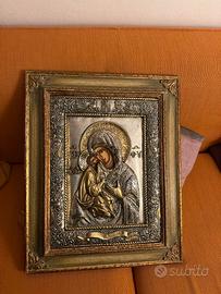 Icona Vergine Maria con Gesù bambino Theotokos