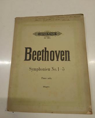 Beethoven Symphonien 1-5 pianoforte 1908