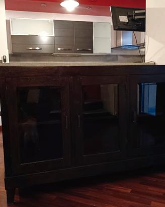 Libreria / credenza in teak