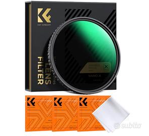 K&F CONCEPT 105mm Nano-Xcel Filtro Variabil ND2-3