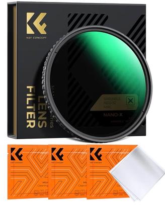 K&F CONCEPT 105mm Nano-Xcel Filtro Variabil ND2-3