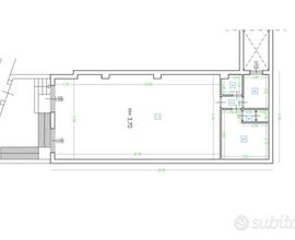 Locale comm. C1 con 2 bagni +1 disabili IN REGOLA
