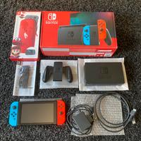 Console Nintendo Switch Blu/Rosso & Accessori