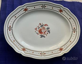 Piatto portata ovale Ginori Pittoria "Taormina"