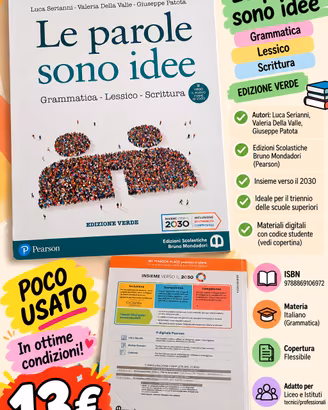 LE PAROLE SONO IDEE – EDIZIONE VERDE 