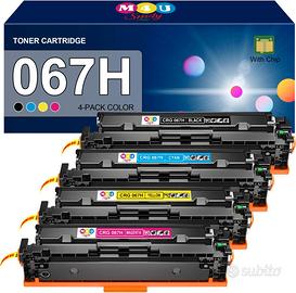Toner 067 067H per Canon i-SENSYS MF655cdw MF657