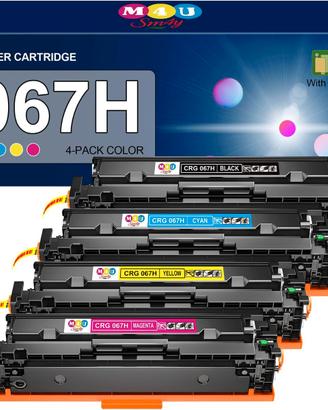 Toner 067 067H per Canon i-SENSYS MF655cdw MF657