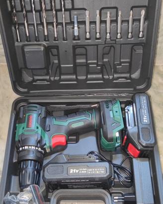 Trapano Avvitatore Brushless con 2 batterie nuovo