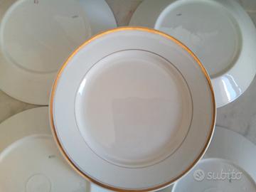 9 Piatti porcellana Liberty  'Florio Palermo' 