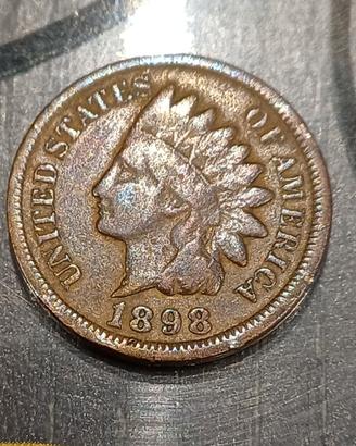 one cent 1898 united states of america