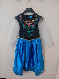 vestito carnevale "Anna Frozen"  7-8 anni