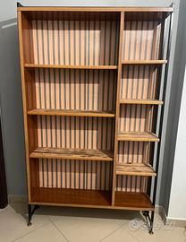 Libreria vintage anni 60/70 assimetrica