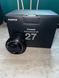 FUJI XF 27 mm 2.8 R WR - come nuovo