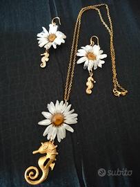 set collana e orecchini estivi