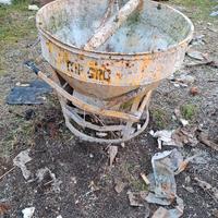 Benna calcestruzzo per gru
