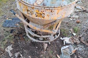 Benna calcestruzzo per gru