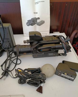 Video camera CR - 4500 con accessori