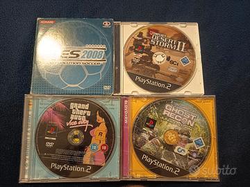 Lotto 4 giochi PS2 originali  (solo dischi) 
