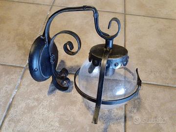 Lampioncino ferro battuto