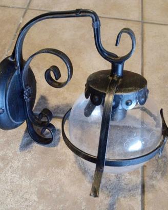 Lampioncino ferro battuto