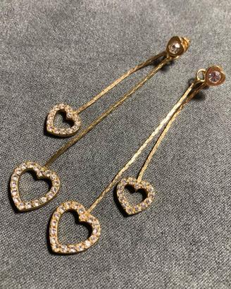 Orecchini cuore - bigiotteria