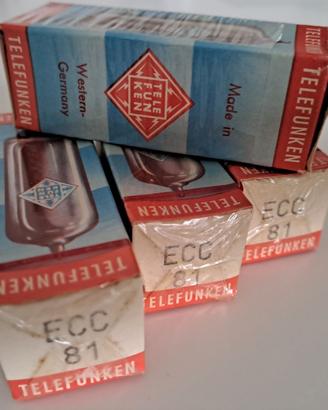 Valvole ECC81 Telefunken
