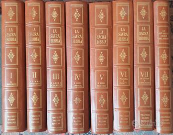 La Sacra Bibbia 8 Volumi Illustrati 1964