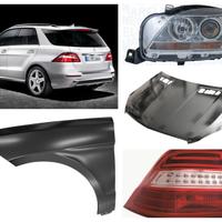 Mercedes Ml frontale cofano paraurti fanale 12>16