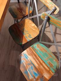 sedie legno massello 