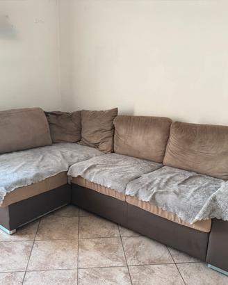 Divano letto angolare