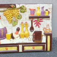 QUADRO "VIA VENETO" DIPIINTO A MANO MAI USATO