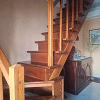 Scala legno massello noce