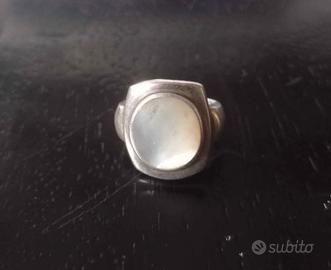 Anello argento 925 madreperla 