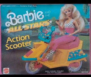Barbie Scooter Action 1989- nuovo vintage