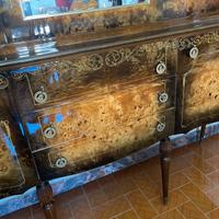 Vetrina vintage in radica