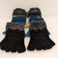 3x paia calze con dita separate unisex