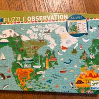 Puzzle 6/8 anni djeco completo come nuovo