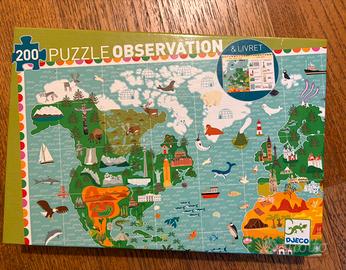 Puzzle 6/8 anni djeco completo come nuovo