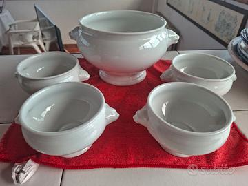 Set zuppiera e ciotole vintage Seltmann Weiden