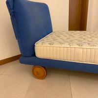 Letto singolo imbottito