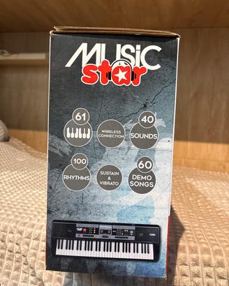 Pianola elettronica 61 tasti,60 demo e molto altro