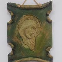 volto di Cristo in terracotta