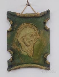 volto di Cristo in terracotta